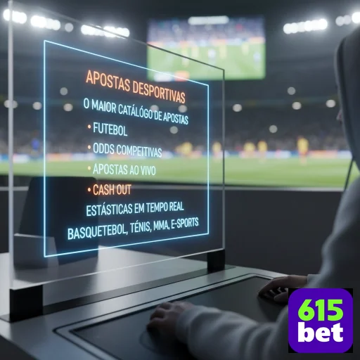 Ilustração de Explore os benefícios VIP da 615bet para jogadores exigentes